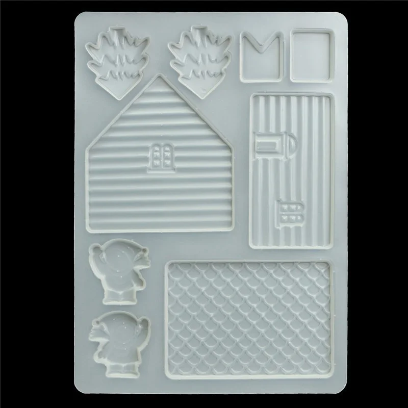 Silicone Molds Home Christmas Gingerbread  Silicone Gingerbread Fondant  Mould - 3d - Aliexpress