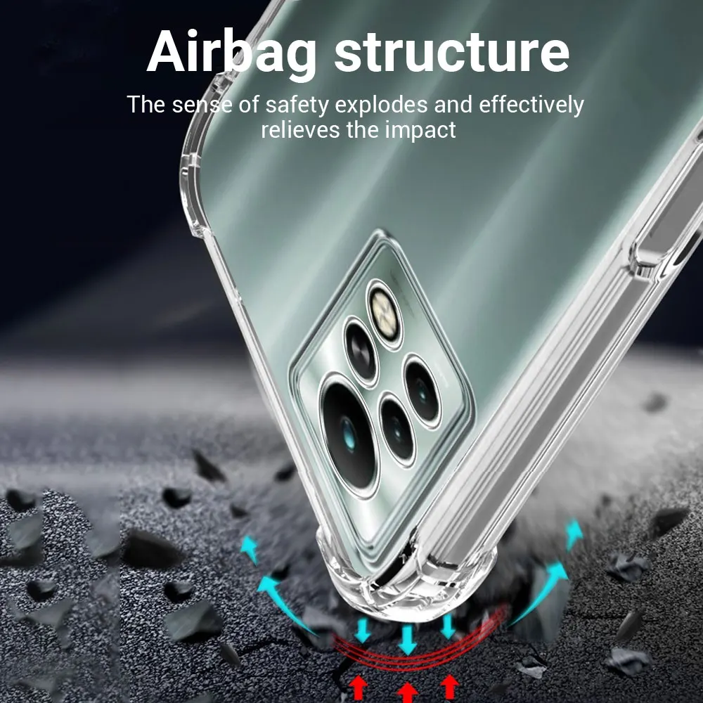 Shockproof Case For Infinix Note 11 Pro Clear Silicone Soft Phone Case For Infinix Note 11S Cover on Infinix Note 11 Pro Fundas 3