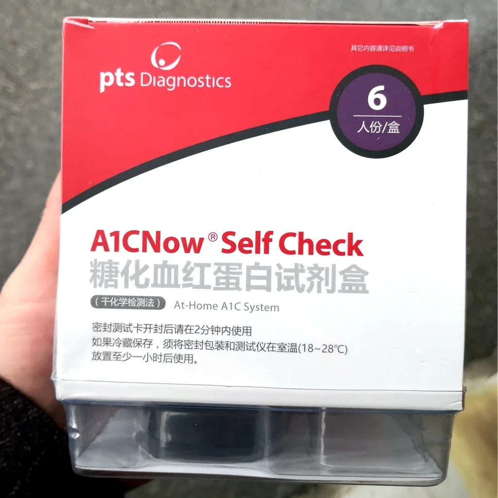 ( Expiry: latest ) PTS Diagnostics HbA1c Now+ System Professional Diabetic Home Test Kit Blood Glucose Monitor a1cnow+