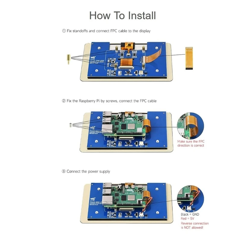 2023 ο 7ġ IPS  ġ ÷ RaspberryPi4B 3B   DSIcapacitive ȭ  ȭ