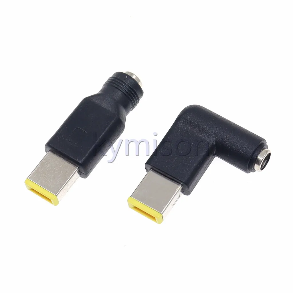 Power Plug Adapter Power Socket Adapter Conversion Plug Plug Conversion Socket Wall Charger Adapter Universal Socket Adapter DC Power Adapter Converter 5.5x2.1mm Female to Square Plug Connector for Lenovo Laptop Notebook PC for ThinkPad Ultrabook X230S