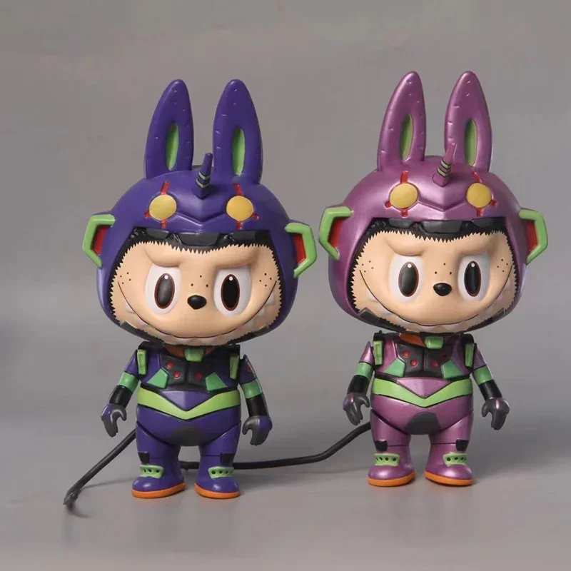 Anime Neon Genesis Evangelion Eva Figure Labubu Action Figure Q Version Model Pvc Statue Collection Dall Decoration Toy Kid Gift