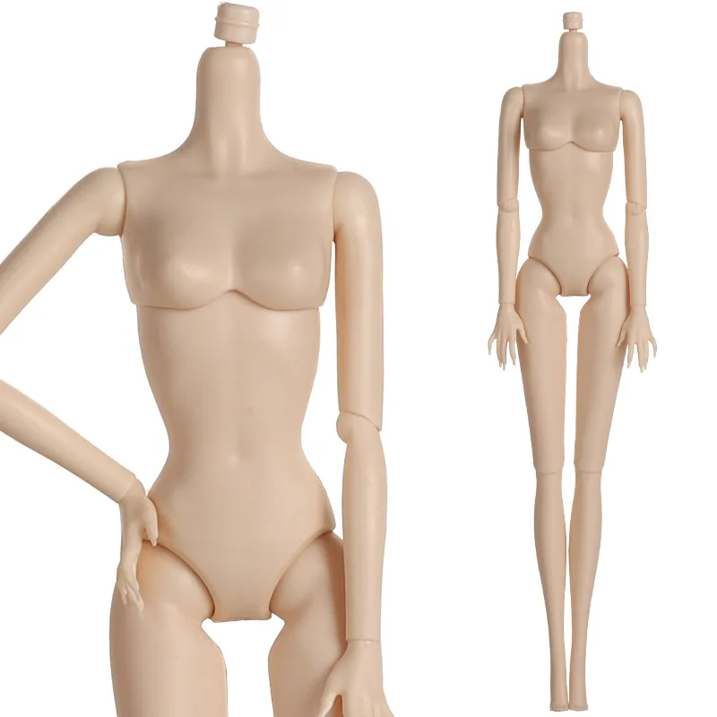 30cm Doll's Body Supermodel Body Accessories with Multi Joint White / Tan Skin DIY Girl Toy 2
