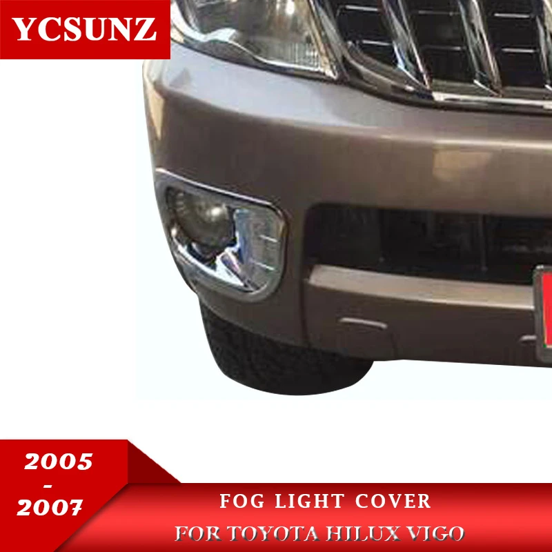 Piezas cubierta de luces antiniebla delanteras para coche Toyota Hilux Vigo 2005 2006 accesorios embellecedores cubierta de luces antiniebla cromadas ABS|cover case blackberry curve|cover pipeparts of ship engine - AliExpress
