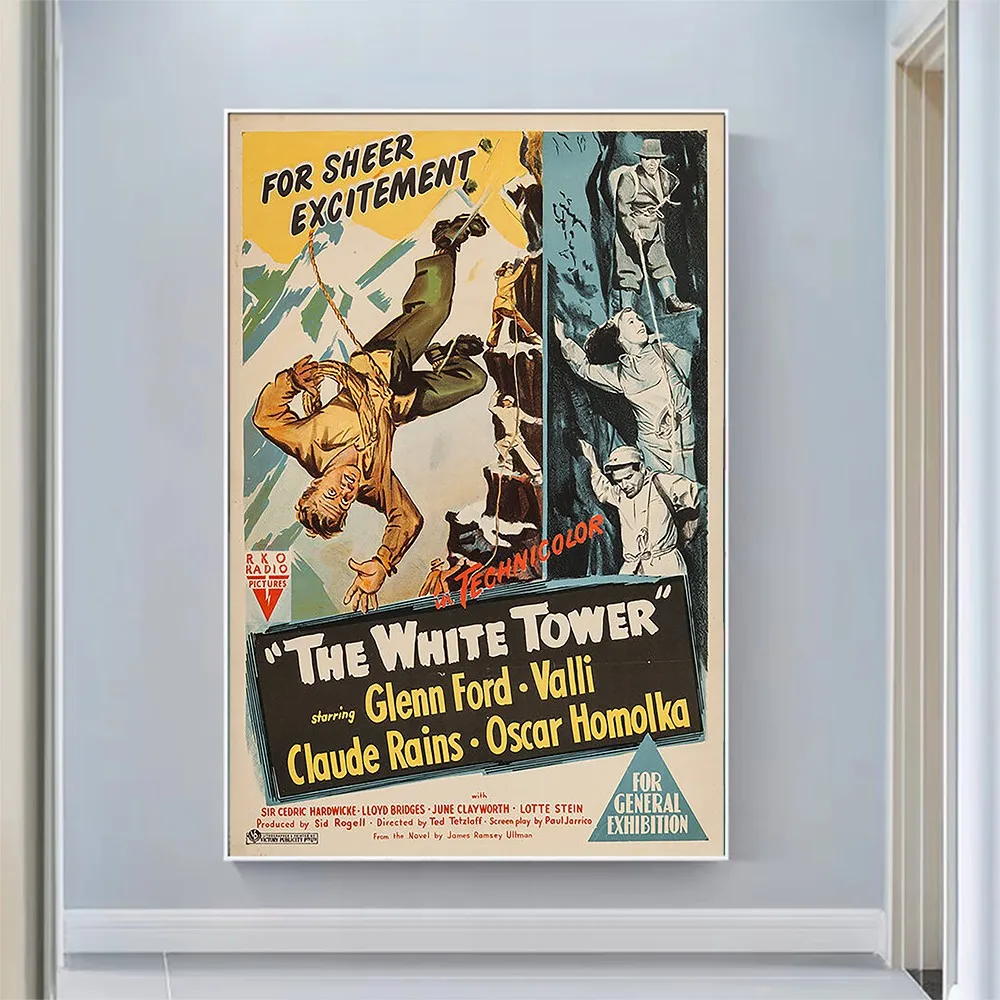 

V2839 The White Tower (2) Vintage Classic Movie Wall Silk Cloth HD Poster Art Home Decoration Gift
