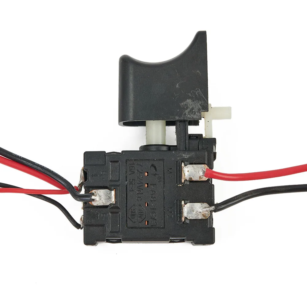 Electric Drill Dustproof Speed Control Push Button Trigger Switch DC 21-25V Lithium Battery Drill Speed Control Trigger Switches
