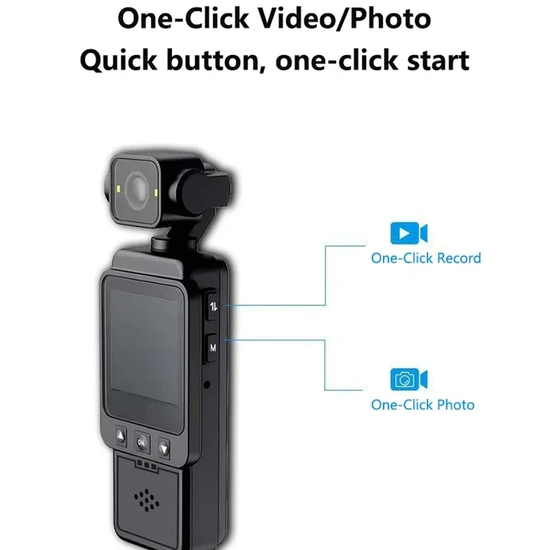 Caméra Sport 4K HD WiFi Objectif Rotatif 180° - Seulement Caméra