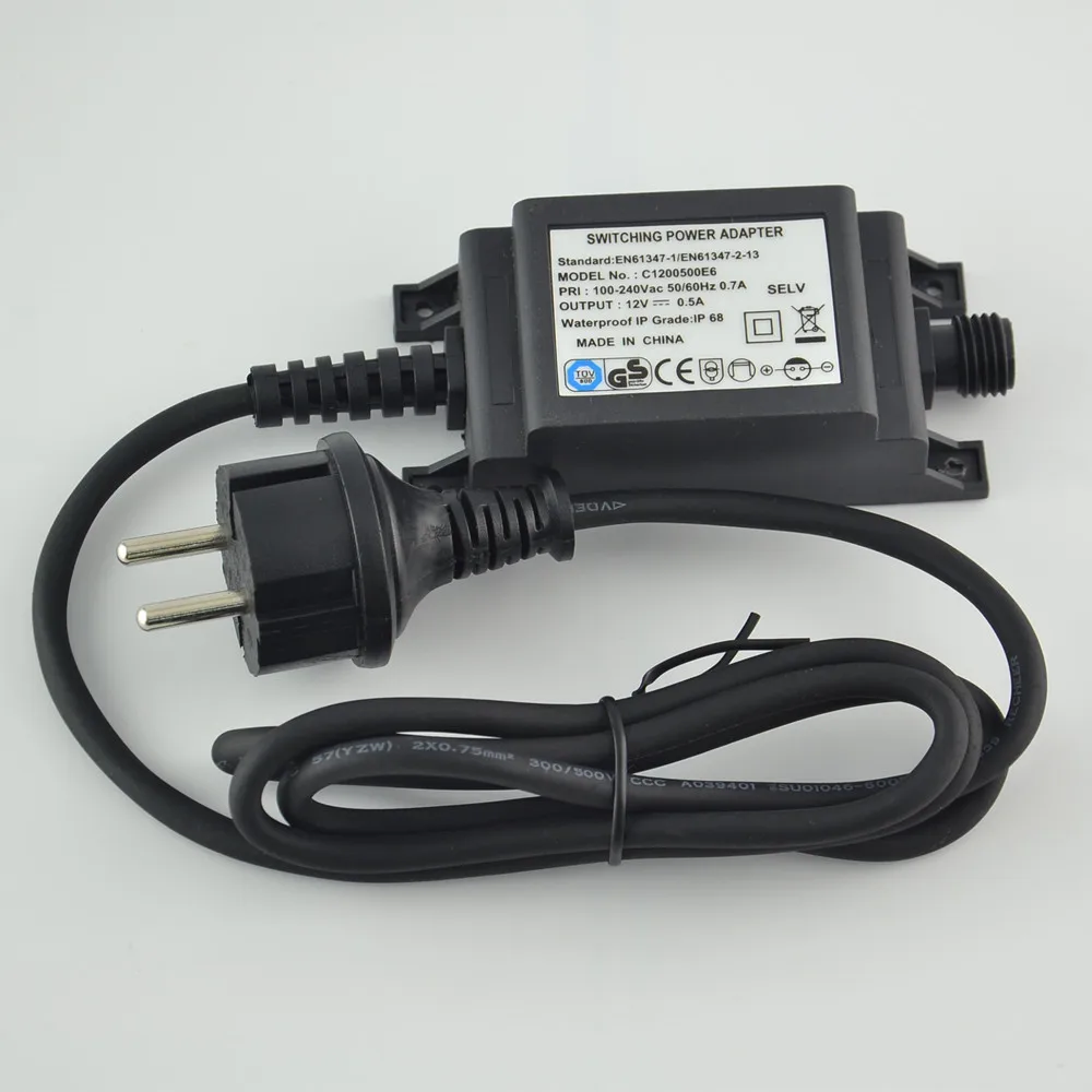 Phot-R 15V/2.4A AC/DC Mains Power Supply LED Light Panel UK Plug Travel Adapters 