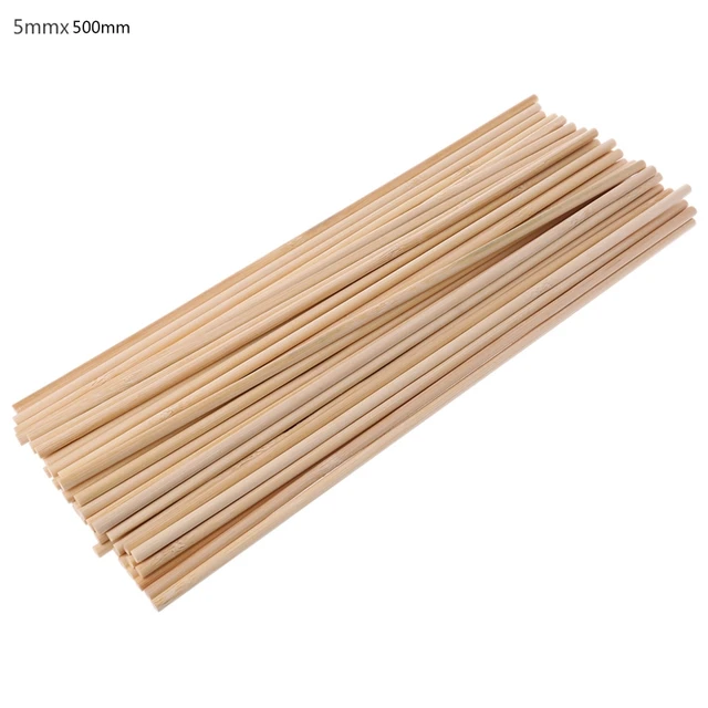 50Db Fából Készült Növények Termesztése Támogató Bambuszpálcák Kerti Virágtartótámogató Bot Nád Diy Építési Modell Anyagok - Image 3
