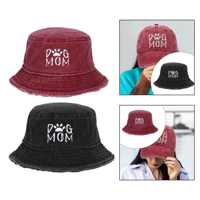 Women Men Bucket Hat Trendy Cotton Fishing Cap for Travel Commuting Camping