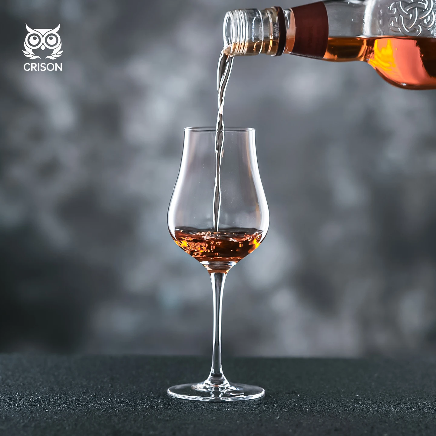 Taças de Cristal para Whisky TT6501CRISON, Taça Tulipa para Degustação de Whisky, Taças para Vinho XO Chivas, Taça de Vinho.