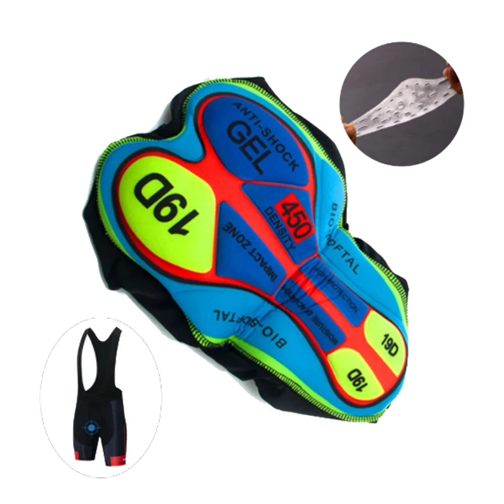 Cycling Shorts Bike Tights Triathlon Elastic Interface Gel Padded Pro Lycra Breathable Man Mountain Biking
