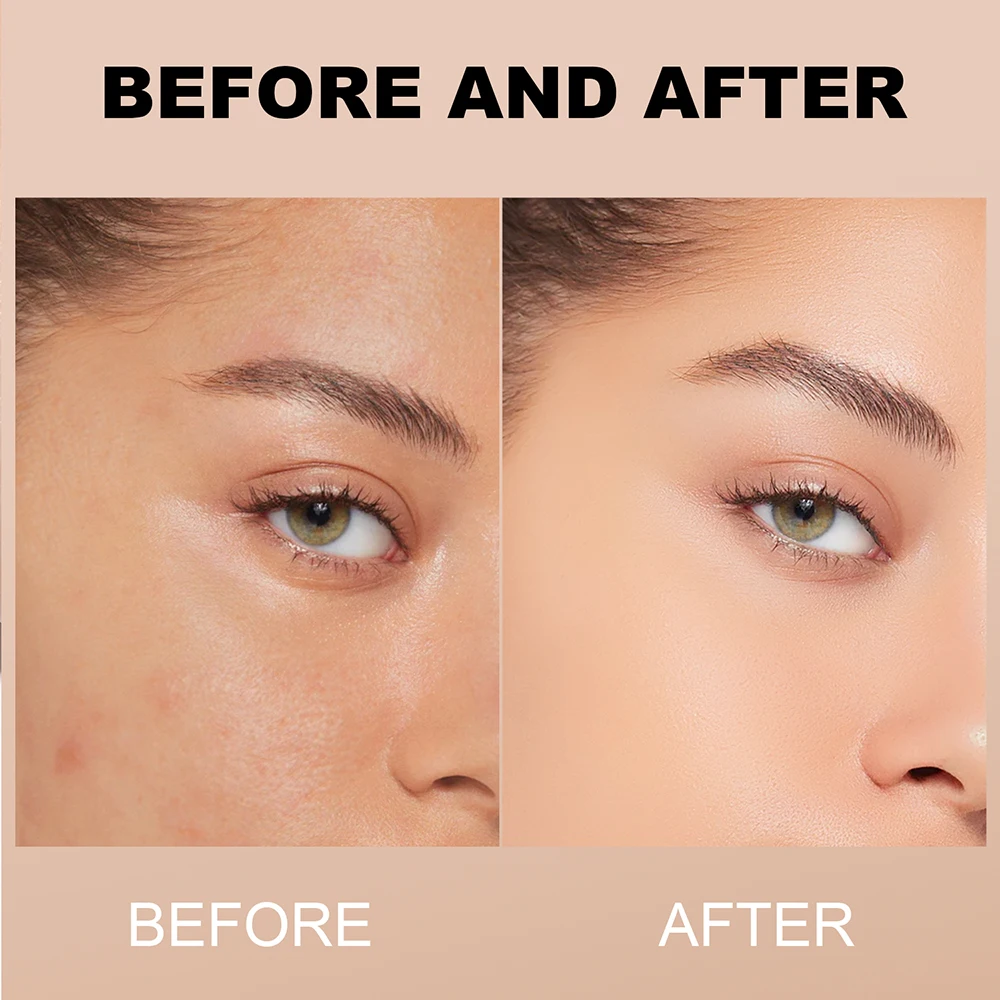 30Ml Press Liquid Foundation Matte Oil Control and WaterProof natural silty fine not easy to swap makeup Concealer 5