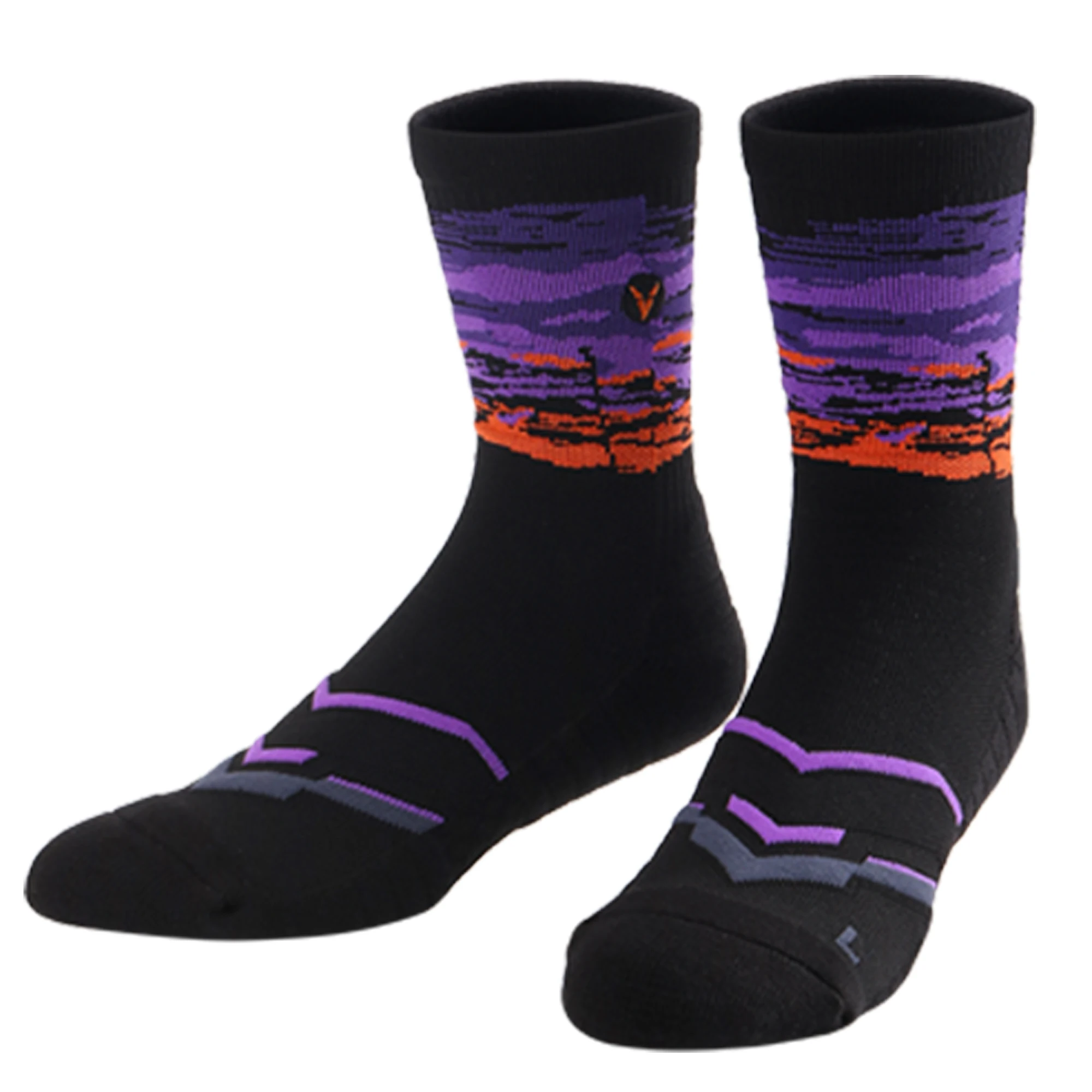Women Sport Socks with Beach Tree Design