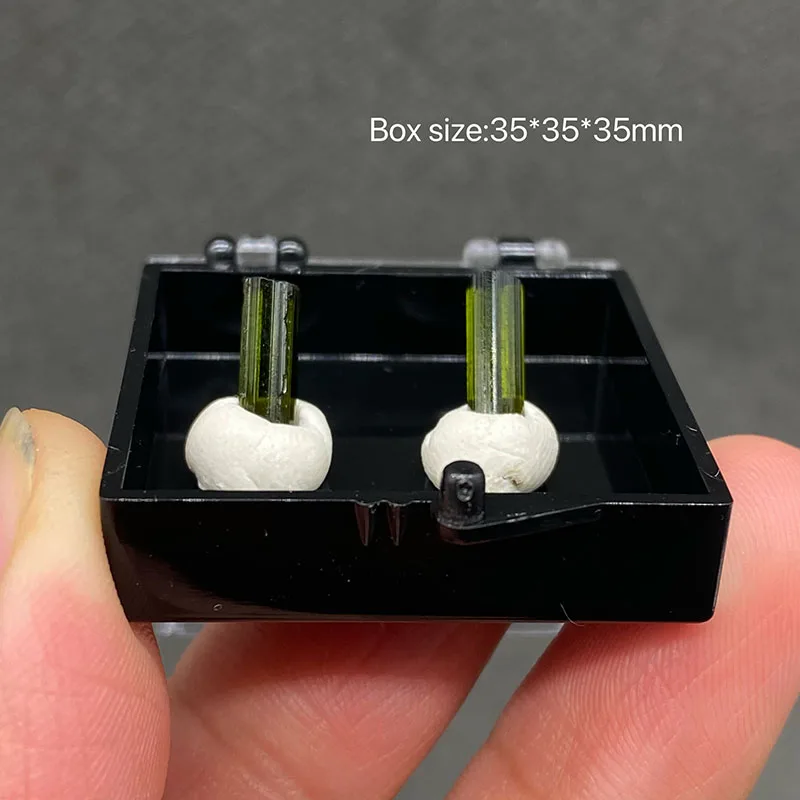 100%  Natural vivianite Mineral Specimens Stones and Crystals Healing Crystal+Box size:35*35*35mm