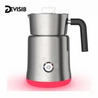 4 in 1 Multi-function Milk Frother Electric Hot and Cold for Making Latte Cappuccino Coffee Chocolate Kitchen Appliances DEVISIB 1
