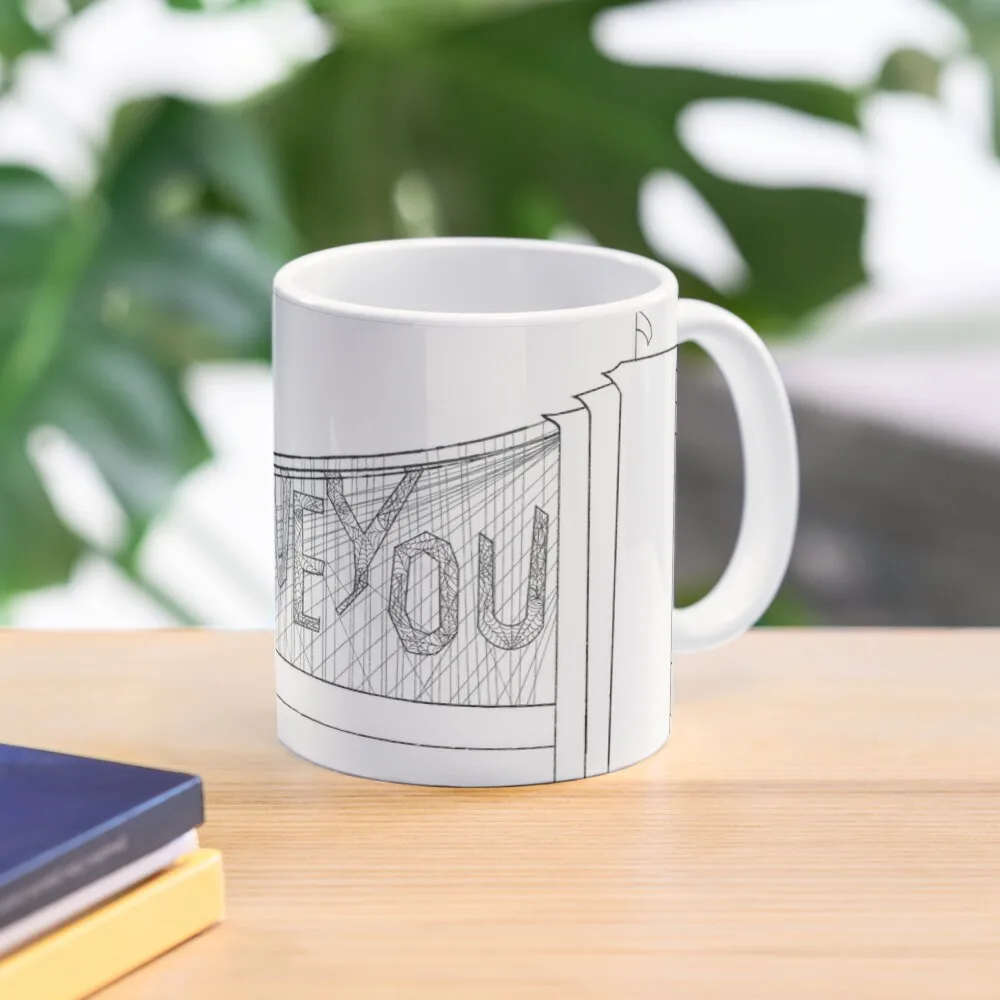 

TASM 2 'I Love You' Bridge Coffee Mug Cups Of Breakfast Cups Sets Mug