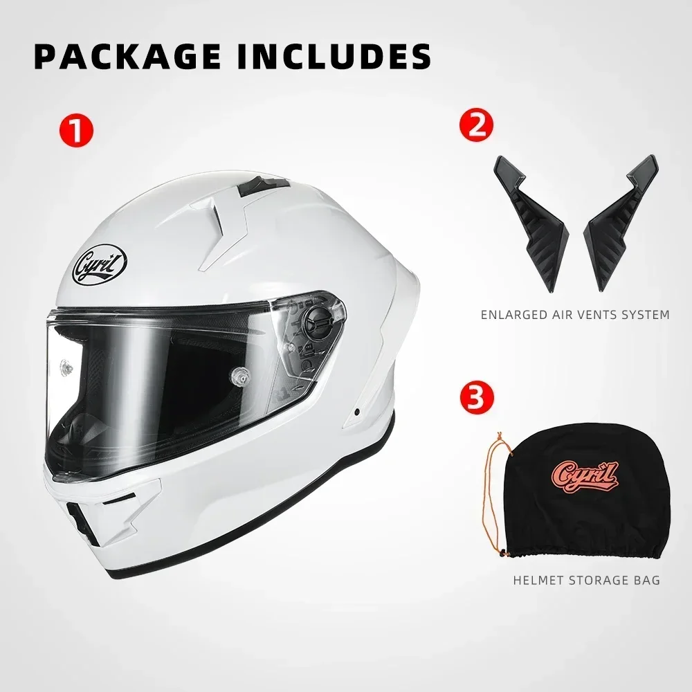 Ǯ ̽   DOT     Original CYRIL Cascos Para Moto