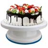 Plastic Cake Turntable Rotating Cake Plastic Dough Knife Decorating 10 Inch Cream Cakes Stand Cake Rotary Table 2