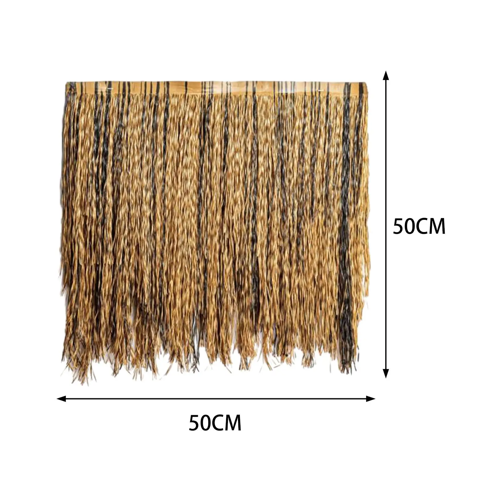Copertura Tetto In Paglia Sintetica | Rotolo 0.5x4m Ignifugo Per Tiki Bar E Decorazioni