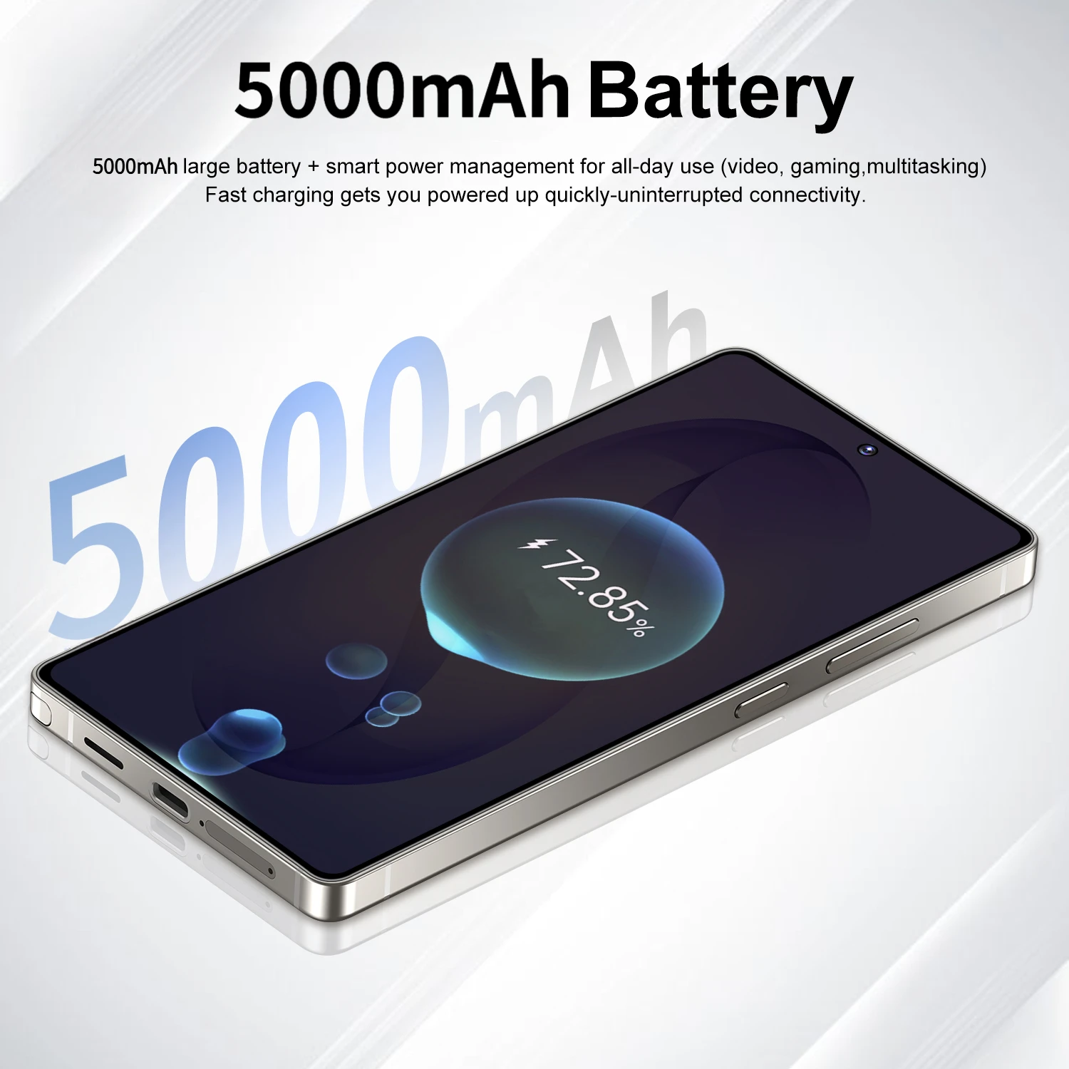 SURGAZE Global Version S26 Plus Smartphone 5G Android 5000mAH 8GB RAM 256GB ROM 6.56Inch 24+48MP 5G Network Mobile Phone