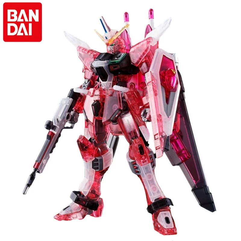 

Anime Figure Bandai Gundam HG 1/144 ZGMF-X19A INFINITE JUSTICE GUNDAM Transparent Color Conference Hall Limit Assembly Model Toy
