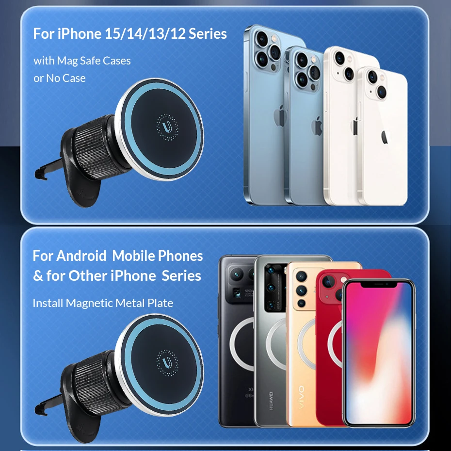 Universal Magnetic Car Phone Holder and Mount Bracket