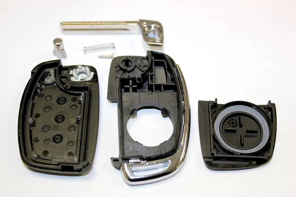 3 4 pulsanti custodia chiave auto Shell per Hyundai Santa Fe