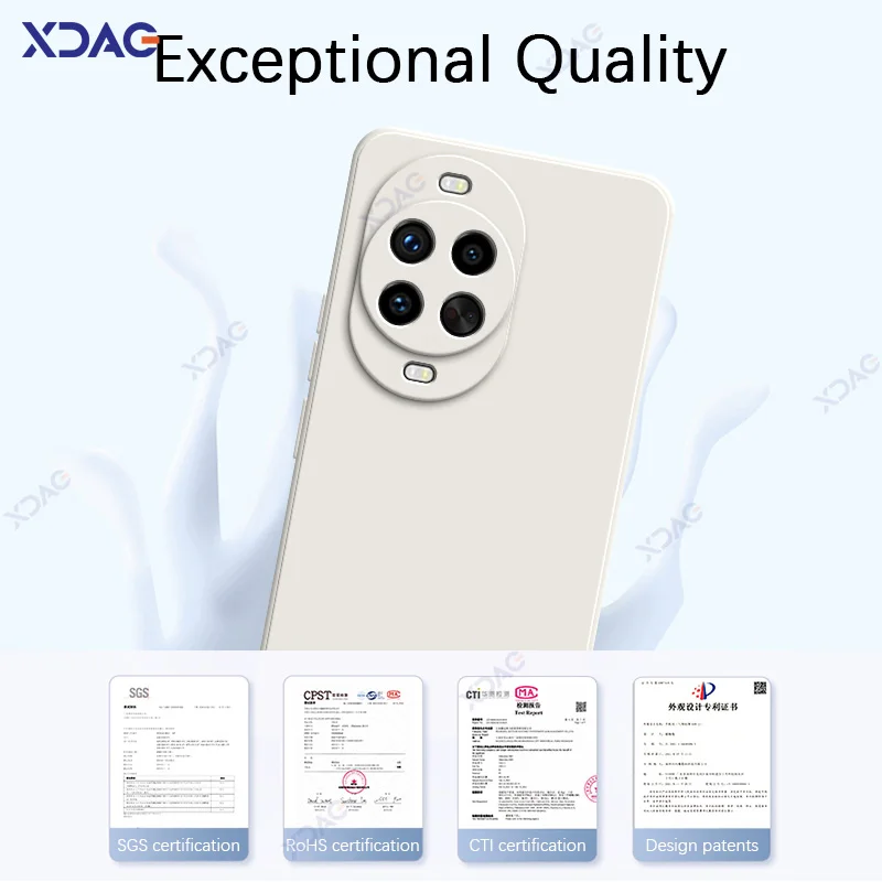 Luxury Soft Silicone Waterproof Mobile Phone Case - Premium Square Design