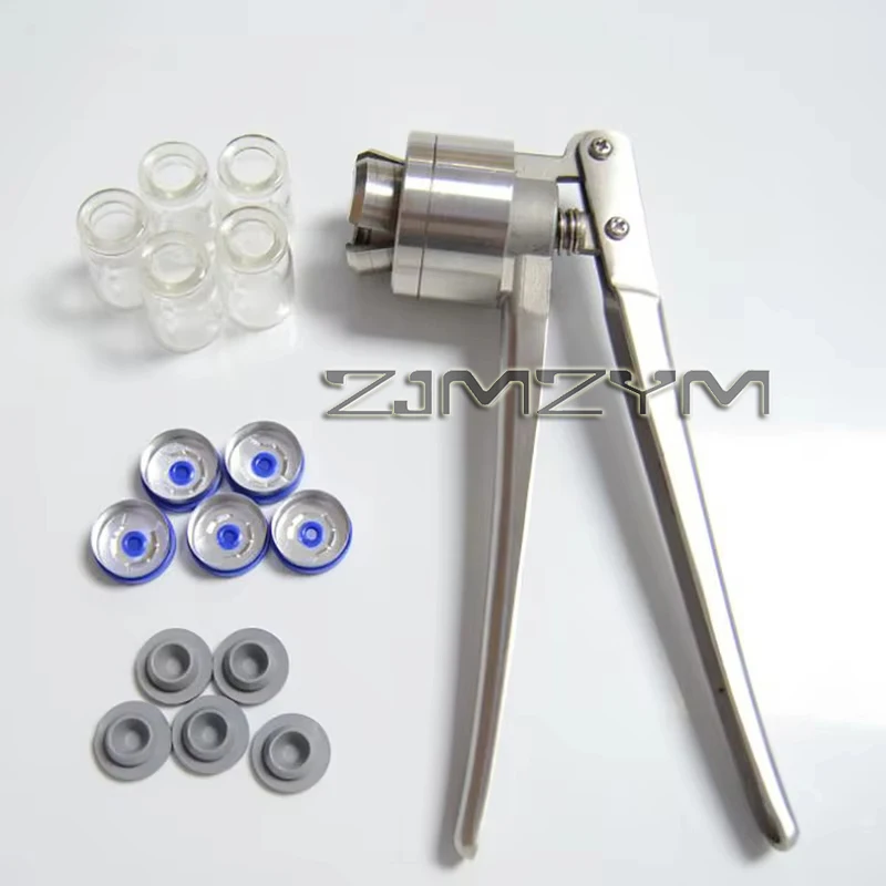 Manuelle Flaschenverschlussmaschine aus Edelstahl für 13/15/20mm Aluminium- und Kunststoffverschlüsse / Handgehaltene Flaschenversiegelungsmaschine