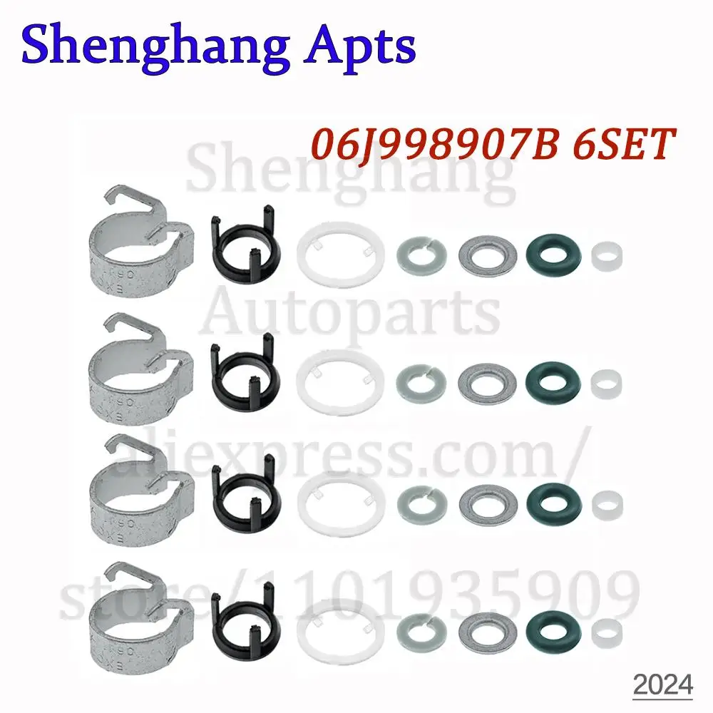 06H998907A Injector Repair Seal Kit For Audi A3 A4 A5 A6 Q5 Q3 TT VW Golf R GTI Tiguan Passat CC EOS 2.0L 06J998907A 06J998907B