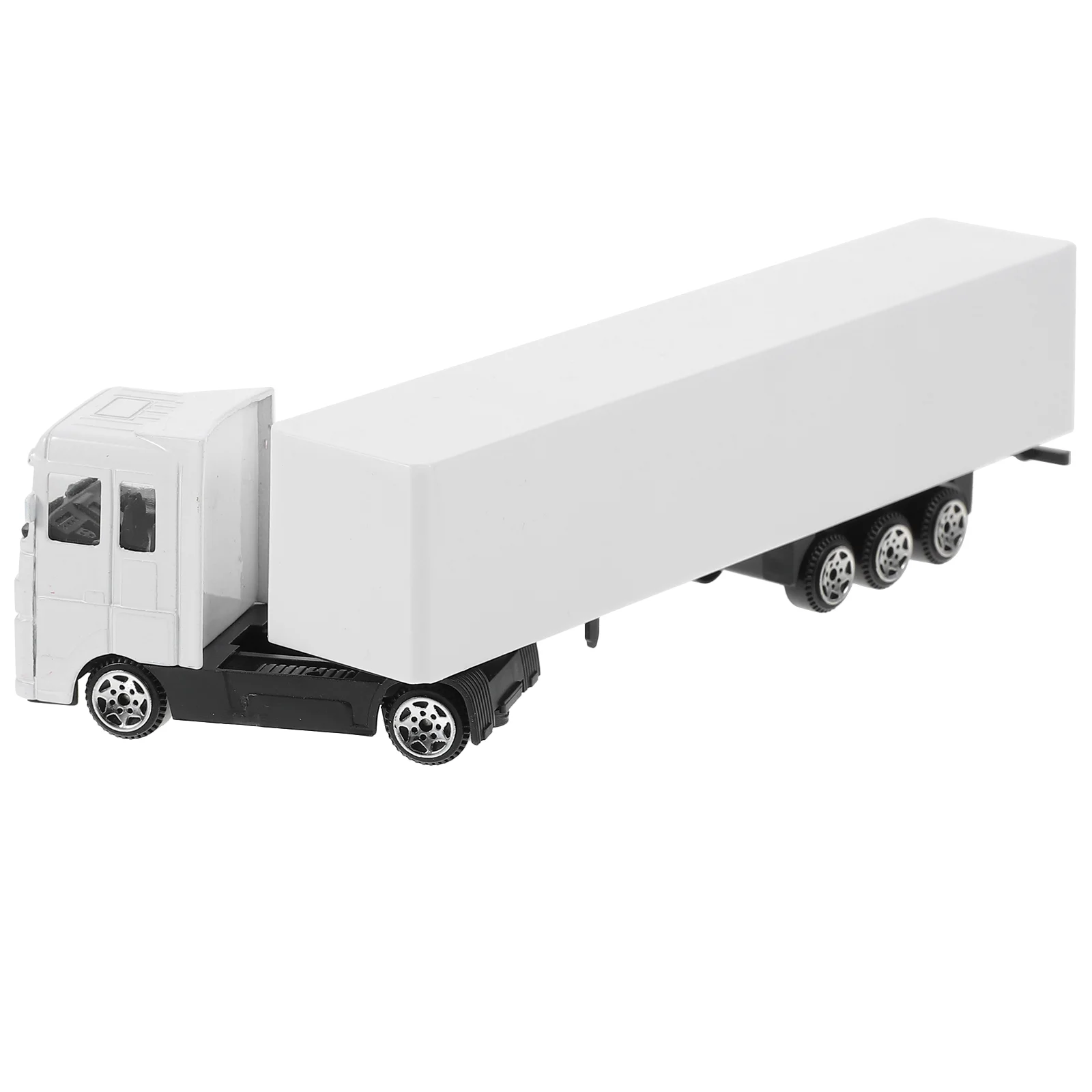 Toddler Truck Model Truck Model Toddler Mini Alloy Container Construction Kids Car White Child 6