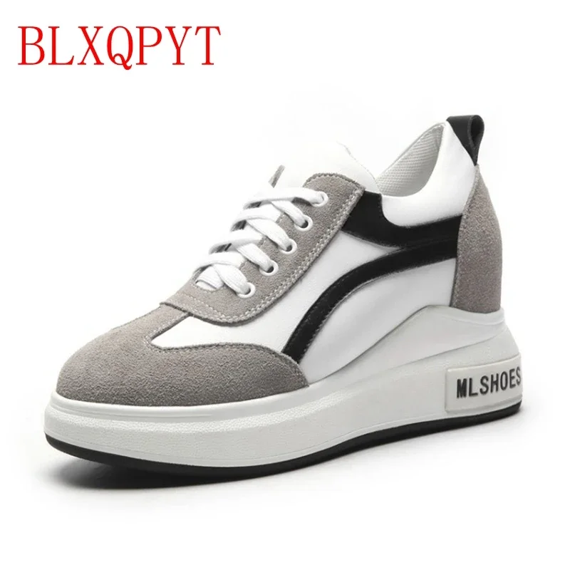 

BLXQPYT ladies 31 MIN SPORTS Shoes Women Sports Inside High Heels 5CM Round Toe Shoes Zapatos Mujer Sapatos Femininos Shoes 88-6