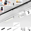 Zigbee Smart Home Tuya Dimming 6MM Ultra thin Ceiling 48V Magnetic Rail Light System Ultra thin Surface Mounted Linear Light 1