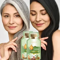Natural Plant Herbal Hair Dye Shampoo 5 Minutes Change Hair Color Non-irritating Repairs Gray White Hair Care Products Women Men 1