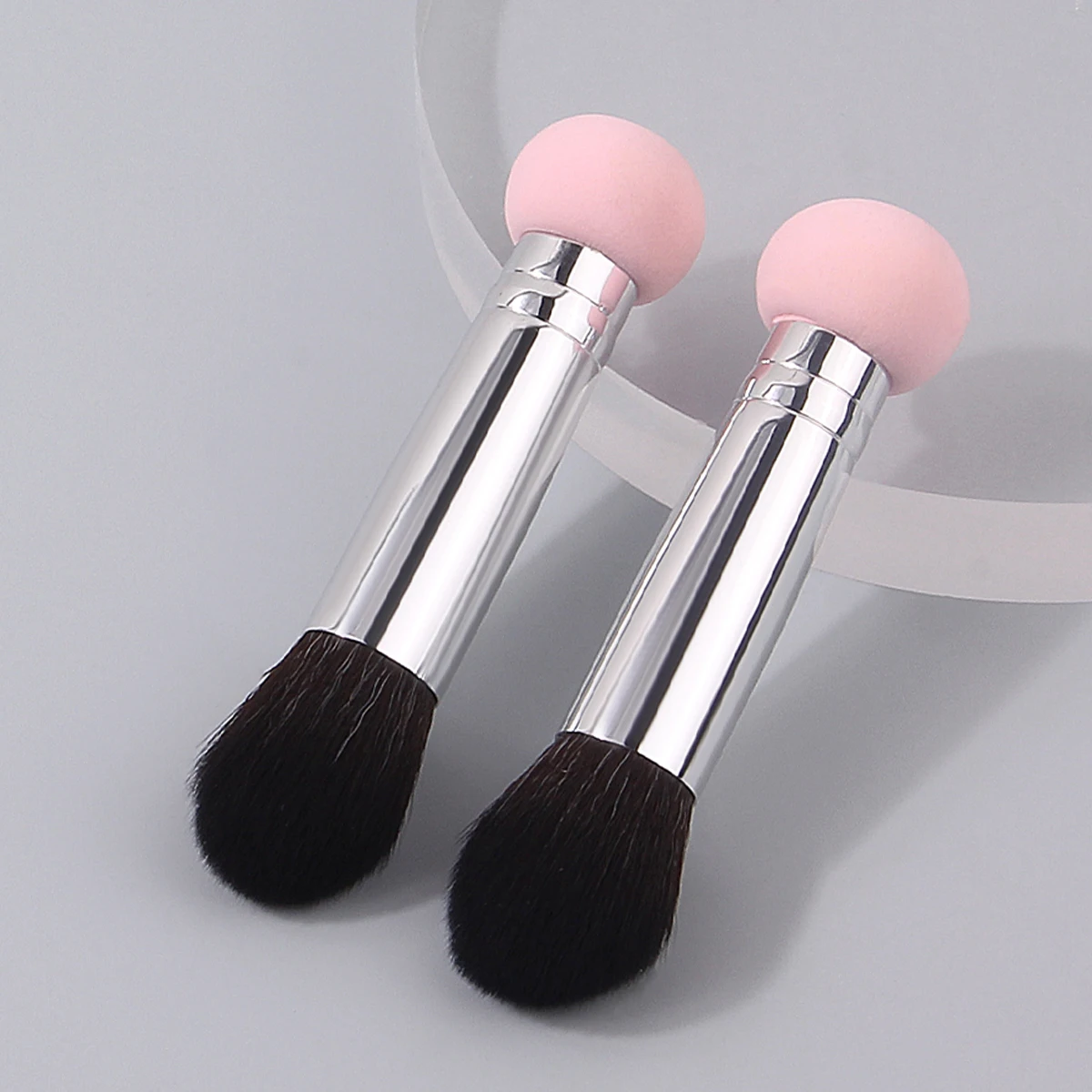 2/3PCS multi-functional dual-head makeupbrush, blush brush,supersoft sponge head concealerbrush,portable makeuptool forbeginners