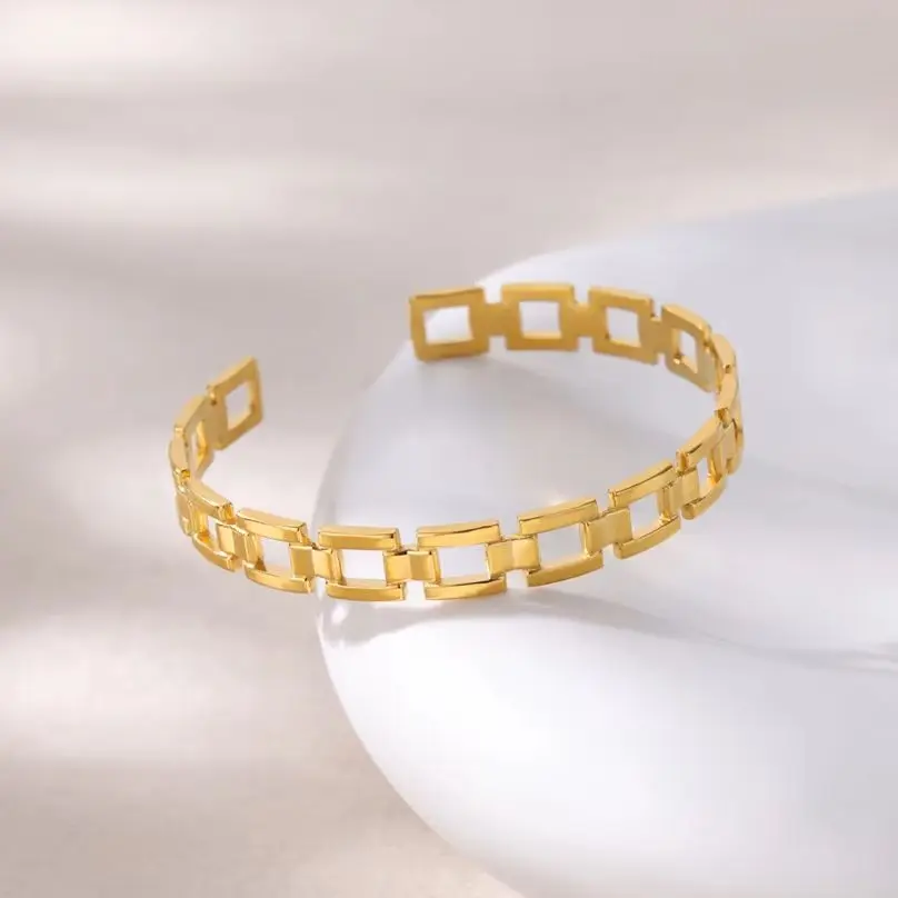 Stainless Steel Chain Bangles For Women