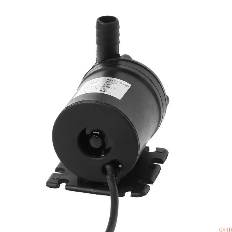 Q84D 12V 800L/H 20W 잠수정 워터 펌프 용 매우 조용한 Fountai 용 태양열 브러시리스 모터 잠수정 풀 워터 펌프