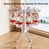 Foldable Clothes Drying Rack Octopus Type Floor Standing Balcony Clothes Drying Portable Rotating Drying Rod Clothes Dryer 3