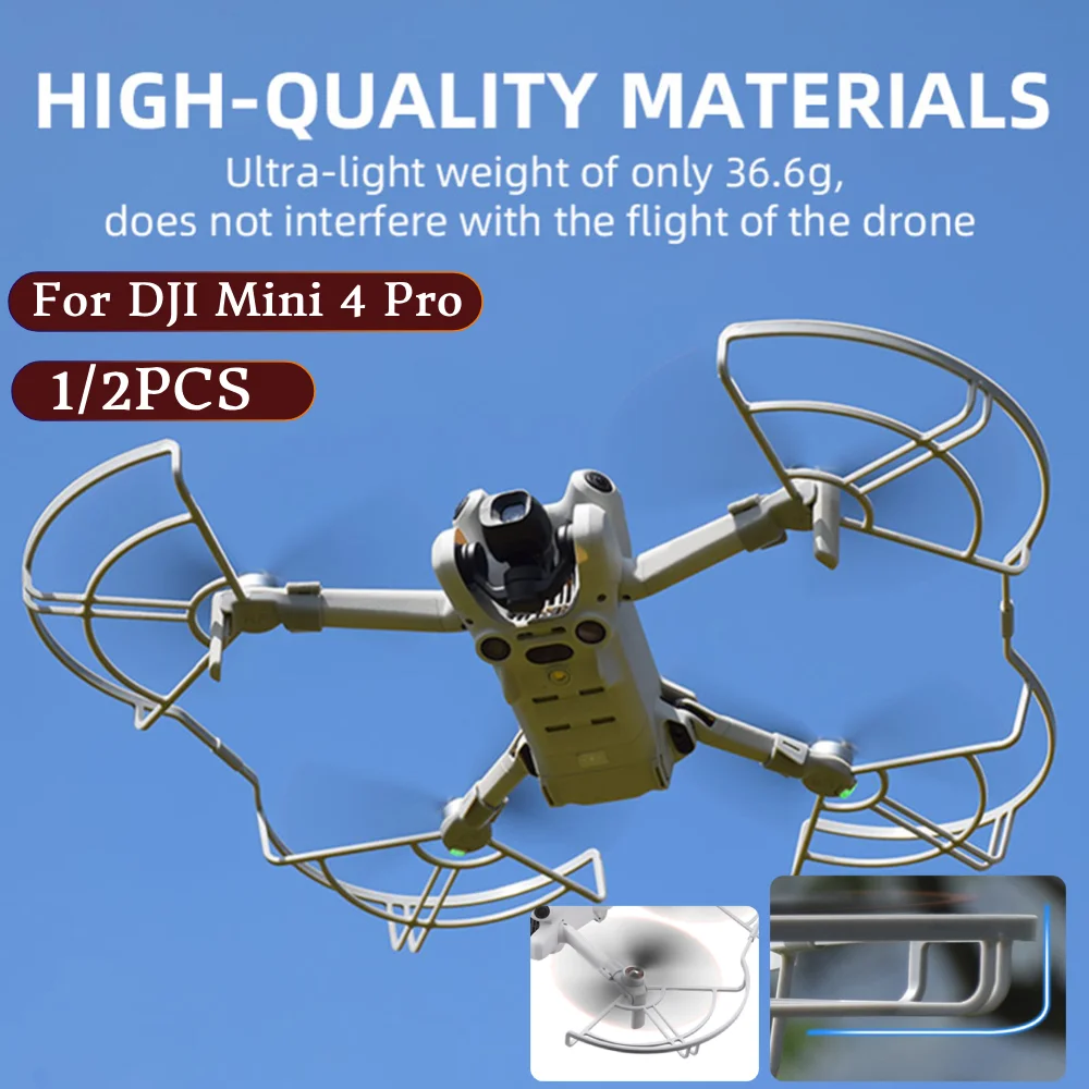 Propeller Guard Quick Release Drone Wings Cover Anti-collision Propeller Protection Ring Guard Lightweight for DJI Mini 4 Pro