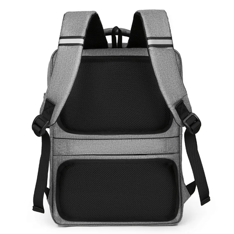 QINNXER Computer bag 15.6/17.3-inch for men women's travel backpack sac a dos reflechissant business USB charging student Laptop