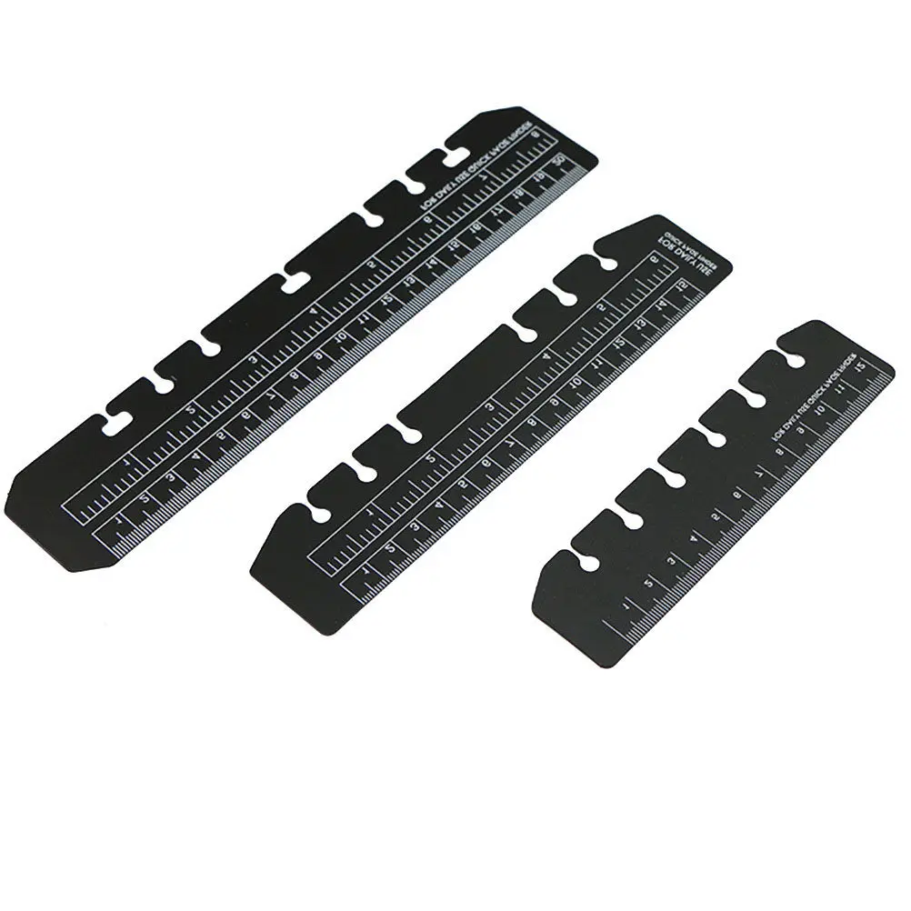 3Pcs 투명 PVC 분리기 눈금자 페이지 파인더 6 홀 바인더 노트북용 경량 얇은 휴대용 A5 A6 A7 학교 사무실