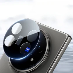 Premium 3D Camera Lens Cover Case with Tempered Glass Protector and Lens Ring Film Cover (For Vivo X Fold 5)