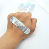 50pcs/set Cartoon Laser Color Band Aid Waterproof PE Patch Wound Dressing Sticking Plaster Holographic Color Adhesive Bandages 2