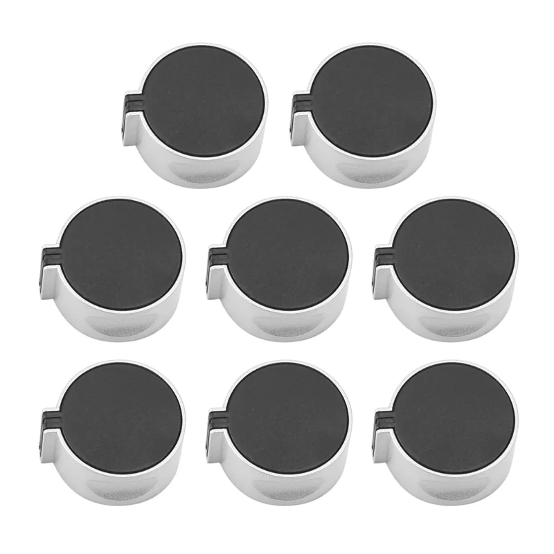 6Pcs Stove Knobs Replacement 8 Mm D Shaft Control Switch Knobs for Cooker Oven Gas Hob Switches AdaptersJAS