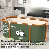 Foldable Bath Bucket PVC Material Hot Bath Ice Bath Ice Therapy Sauna Adult Bathtub Bathtubs for The Baby Large Family Pool 1