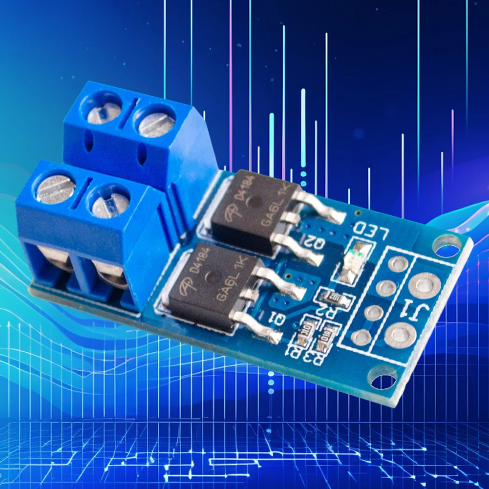 15A 400W MOSFET Trigger Switch Drive Module PWM Regulator Control Panel DC 5V-36V Electronic Switch Control Board for arduino