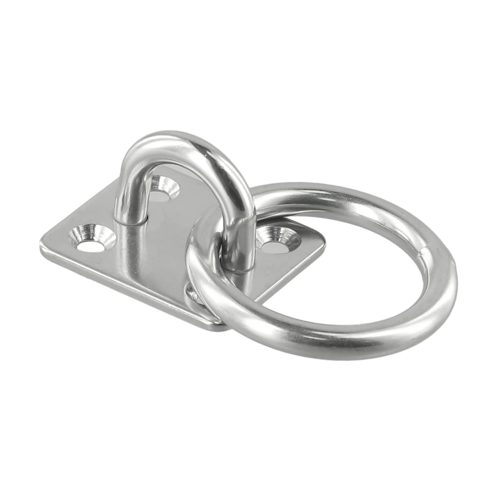 Brand New High Quality Eye Plate Marine Stainless Steel Universal With Ring 1 Pcs Yacht 6mm Accessories Boat Cabin