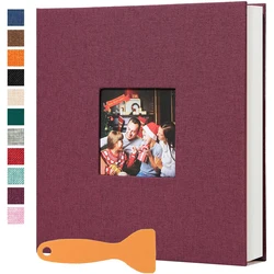 Deluxe Self-Adhesive Photo Album for Special Memories and Occasions (Purple)