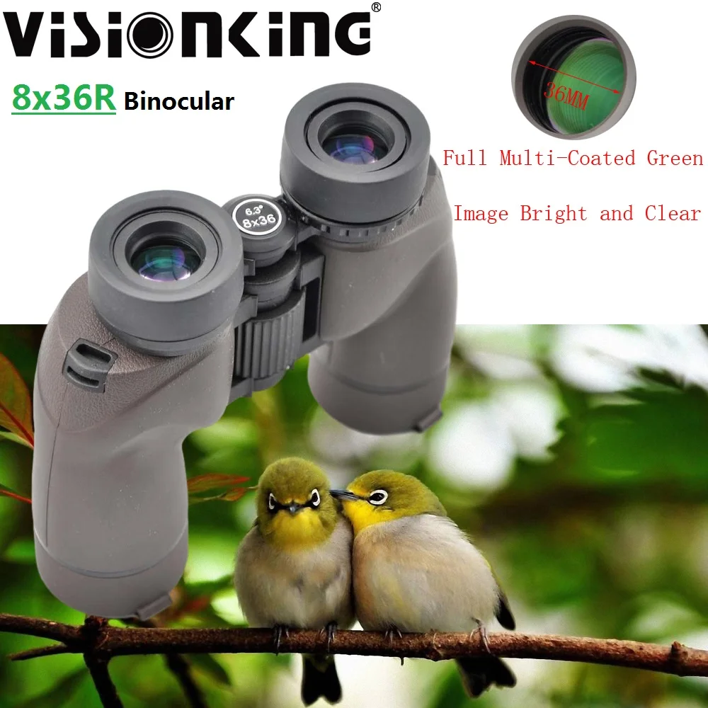 Visionking 강력한 8x36 쌍안경 Bak4 FMC 고정 초점 Spyglass ..